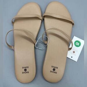 Shade & Shores Woman’s Double Strap TAN/INDI Sandals, Shoes, - Multi Sz Avail